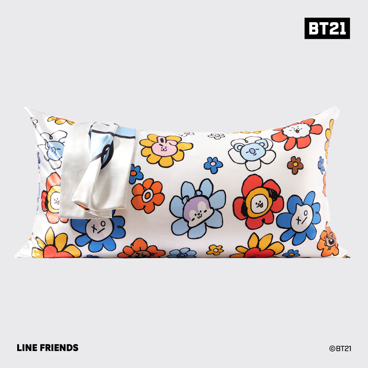 ⭐ Top Rated | Kitsch x BT21 Satin Pillowcase in VAN - King - Special Deal Today - Image 2