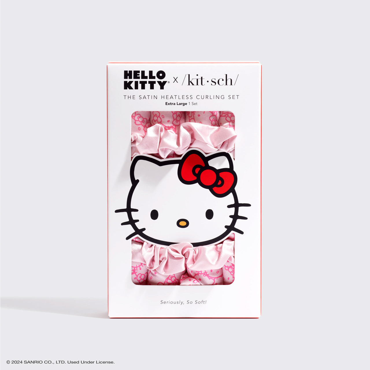 💎 Premium | Kitsch x Hello Kitty XL Heatless Curling Set in Hello Kitty Faces - Premium Quality - Image 3