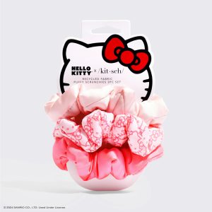 💎 Premium | Kitsch x Hello Kitty Puffy Scrunchies 3pc Set - Special Deal Today