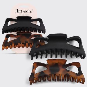 ⏳ Limited Edition | Black & Tort Classic Claw Clips 2pc Set - Jumbo - Fast Delivery