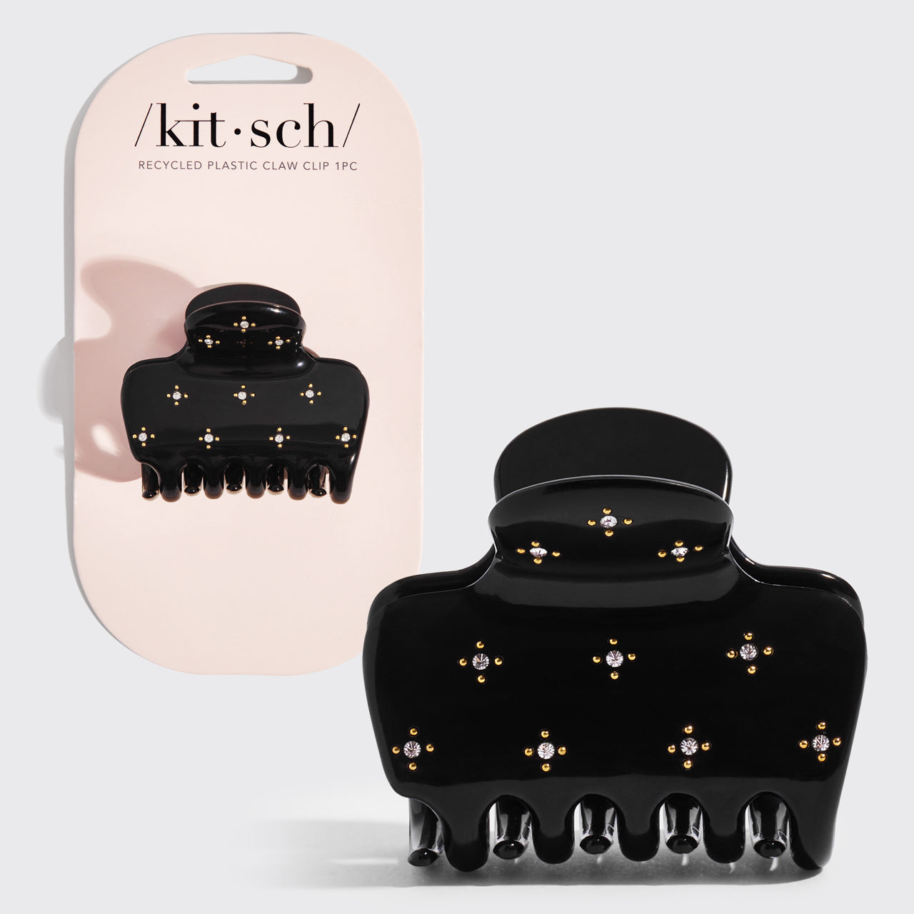💎 Premium | Black Rhinestone Cloud Claw Clip - Fast Delivery