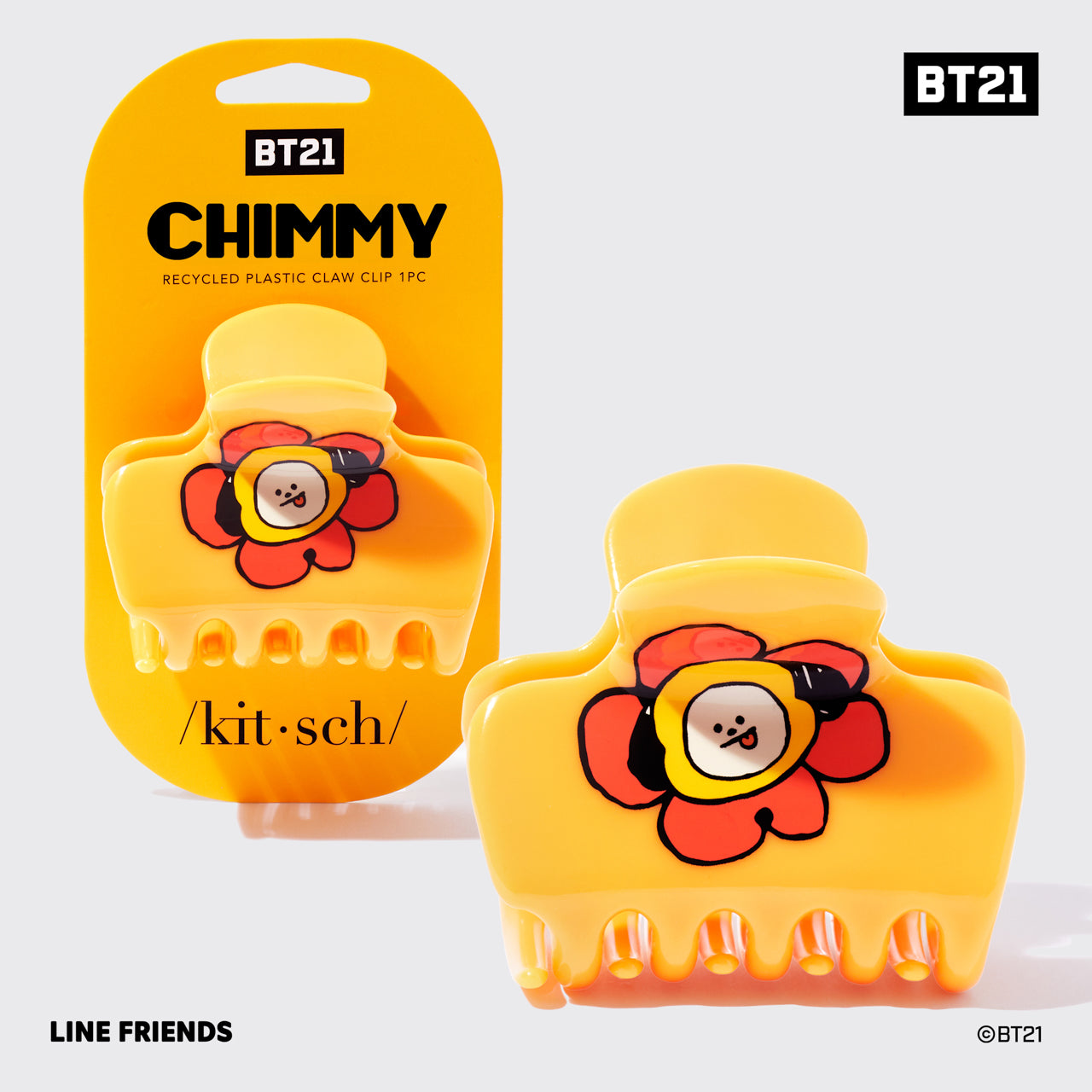 🏆 Best Seller | Kitsch x BT21 Cloud Claw Clip in CHIMMY - Fast Delivery