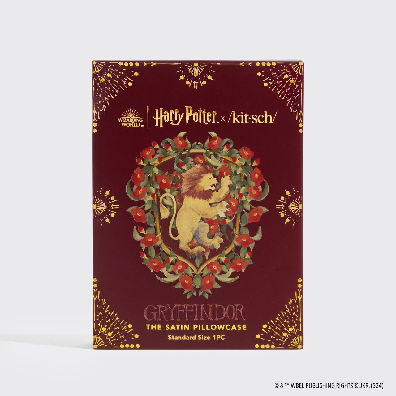 ⭐ Top Rated | Kitsch x Harry Potter Satin Pillowcase in Gryffindor - Free Shipping - Image 3