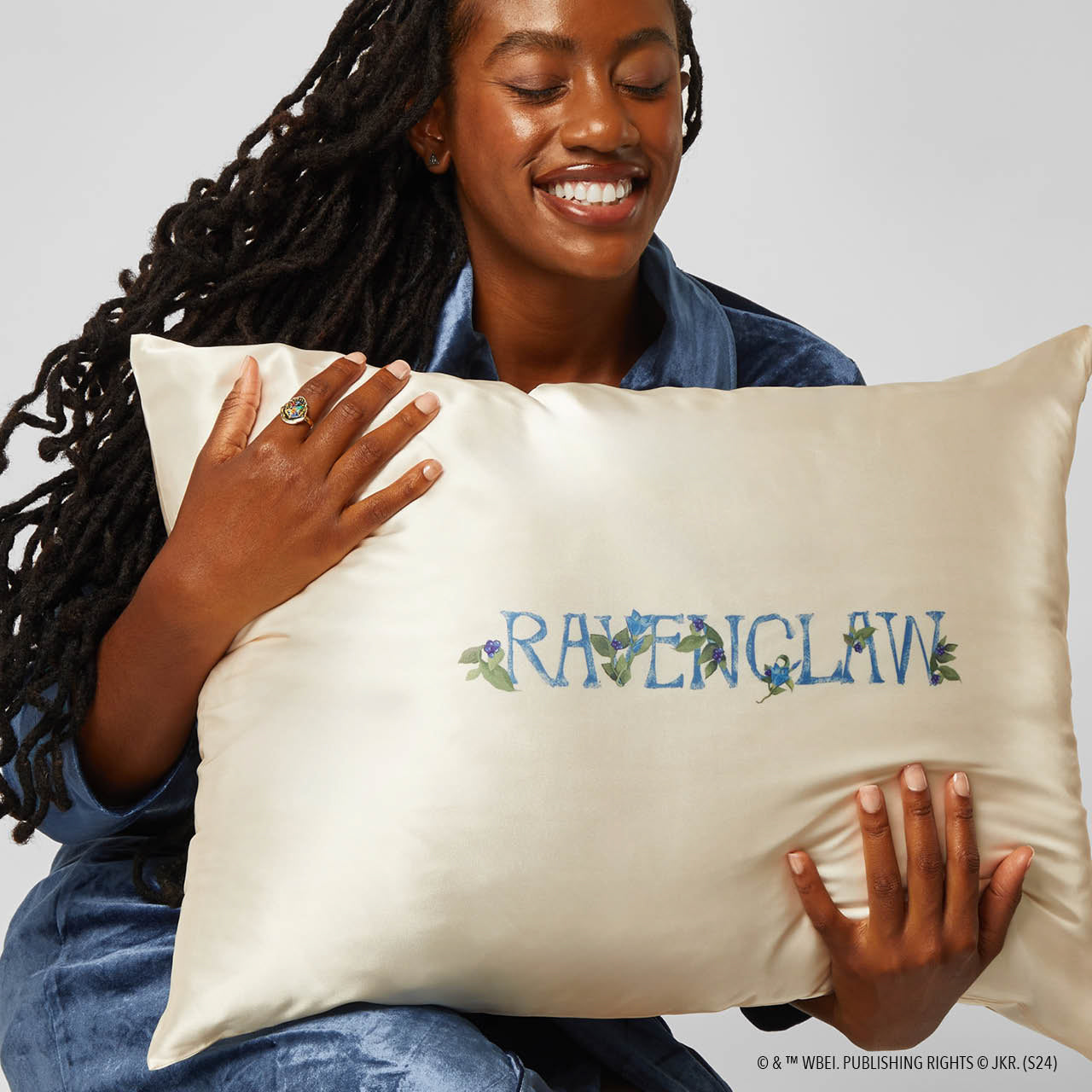 ✨ Must Have | Kitsch x Harry Potter Satin Pillowcase in Ravenclaw 4 Pack - King - Special Deal Today - Image 4