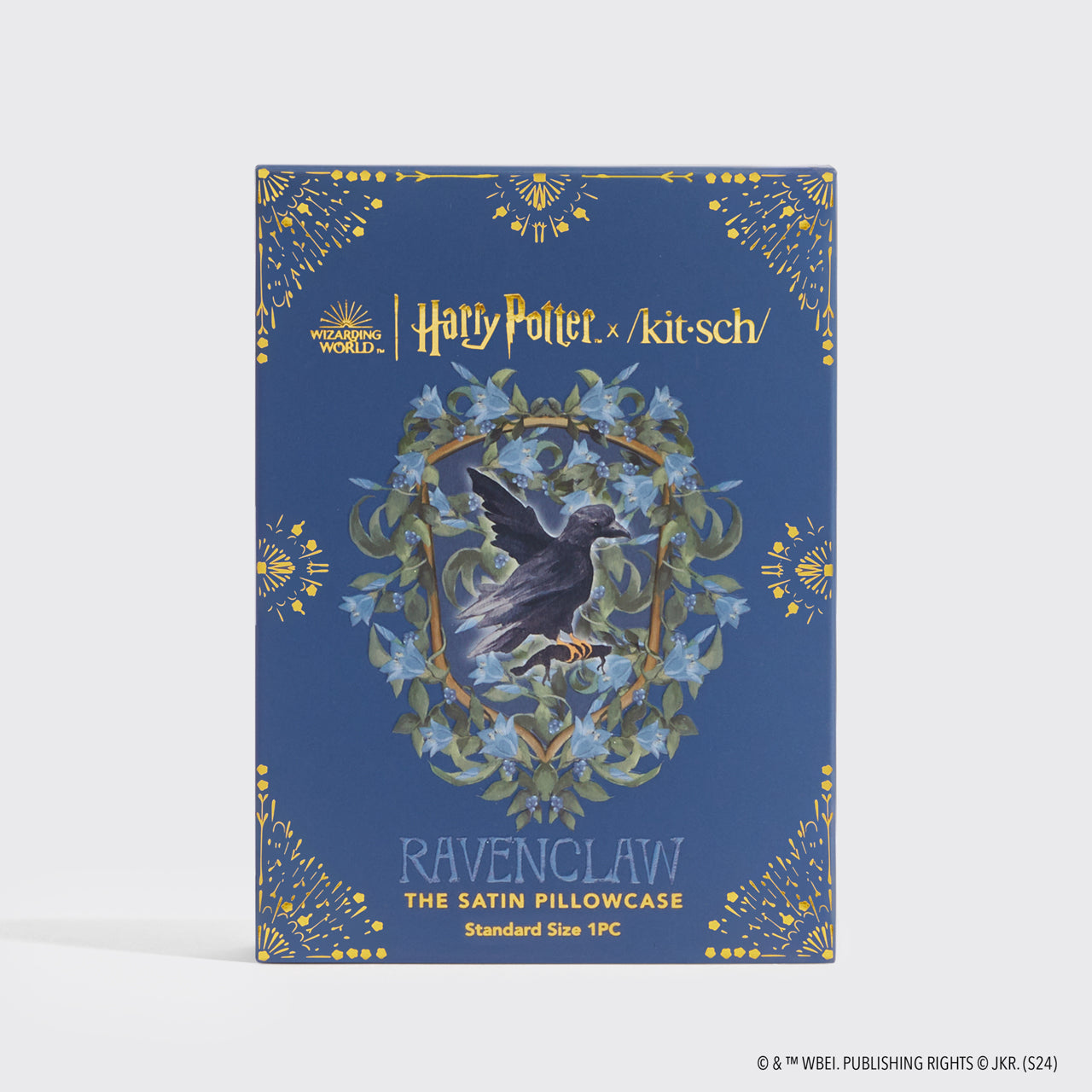 ๐ Best Seller | Kitsch x Harry Potter Satin Pillowcase in Ravenclaw - Premium Quality - Image 3