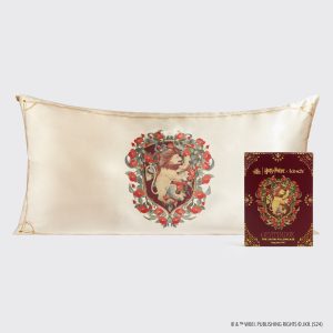 ⭐ Top Rated | Kitsch x Harry Potter Satin Pillowcase in Gryffindor 2 Pack - King - Premium Quality