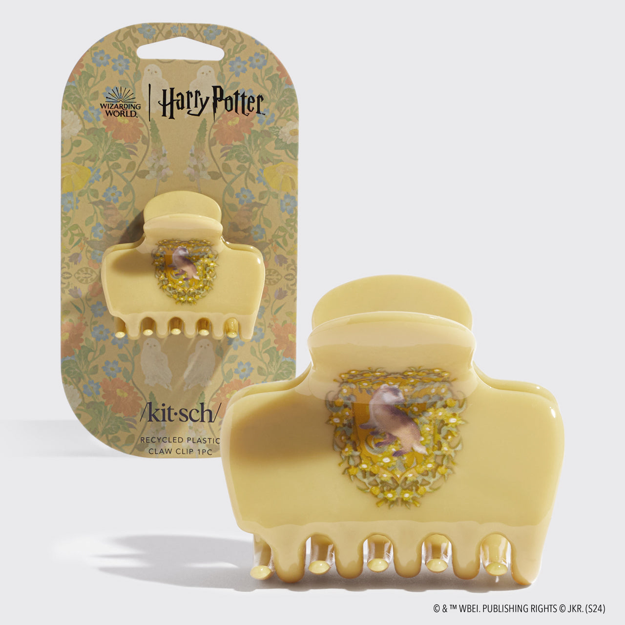 ✨ Must Have | Kitsch x Harry Potter Cloud Claw Clip in Hufflepuff - Fast Delivery