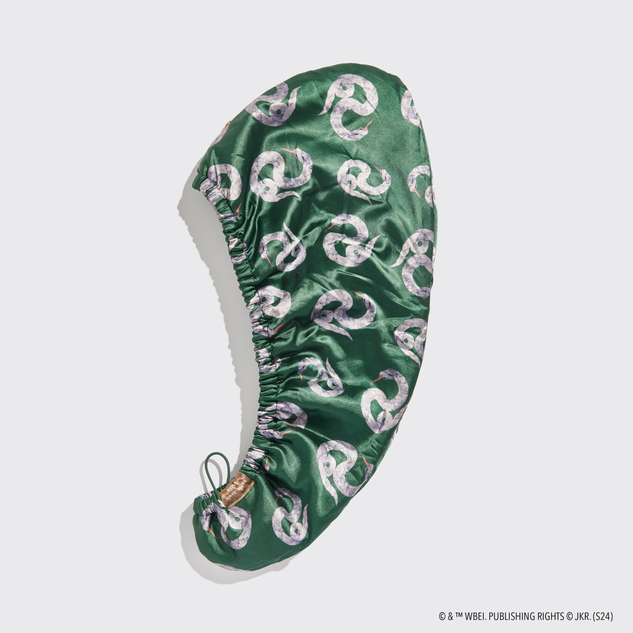 π Best Seller | Kitsch x Harry Potter Satin Wrapped Hair Towel in Slytherin - Free Shipping - Image 3
