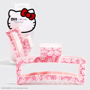 🏆 Best Seller | Kitsch x Hello Kitty Jumbo Claw Clip in Pink Kitty Faces - Free Shipping