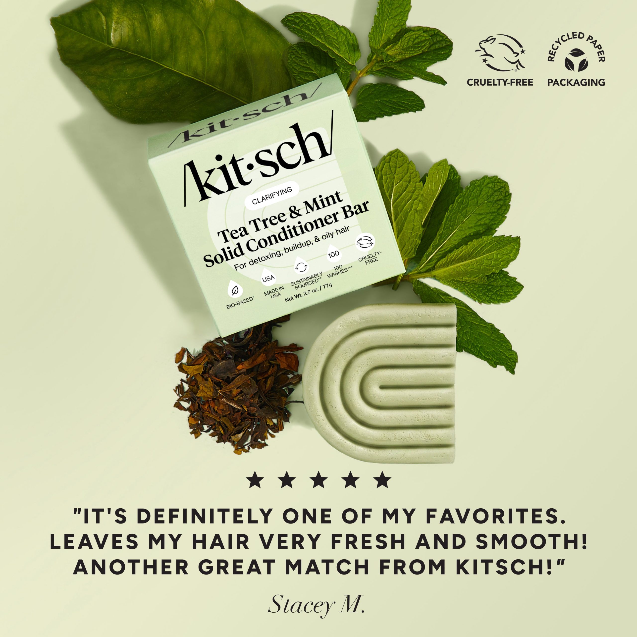 ✨ Must Have | Tea Tree & Mint Clarifying Conditioner Bar - Special Deal Today - Image 2