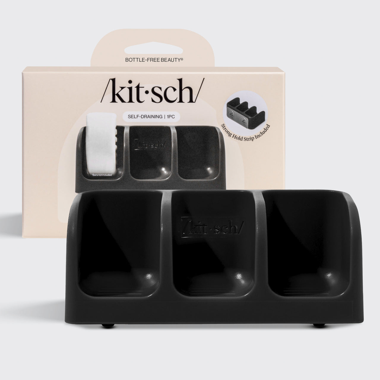 ✨ Must Have | Black Self-Draining Soap Dish - Free Shipping