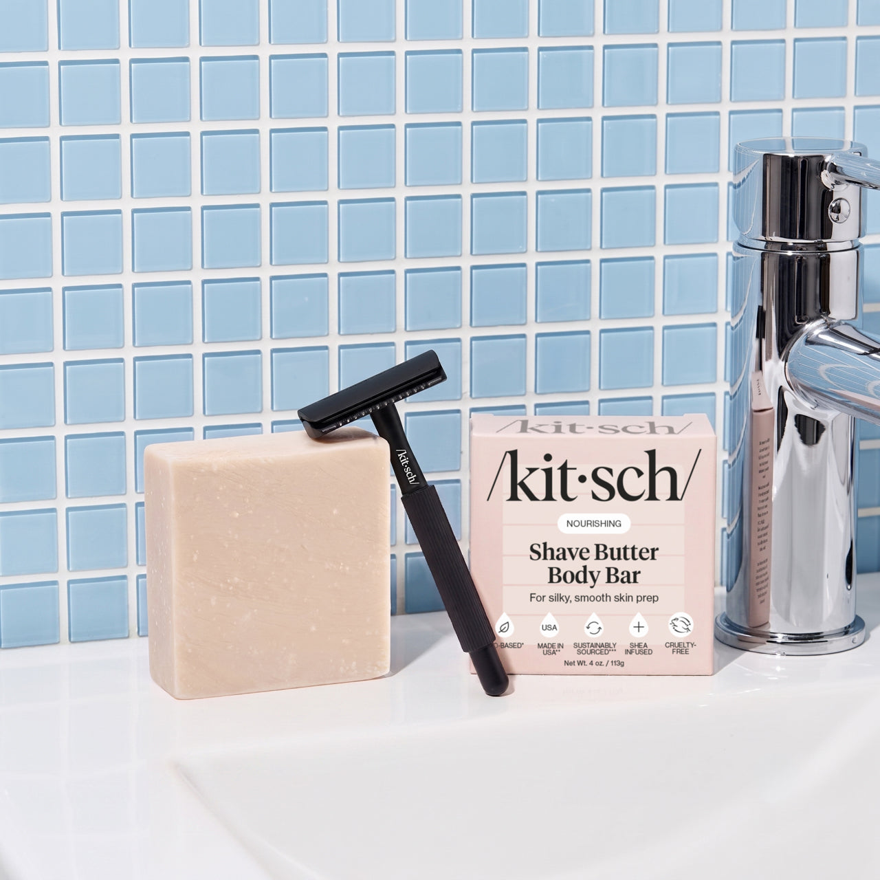 ⏳ Limited Edition | Safety Razor & Shave Butter Bundle - Black - Premium Quality