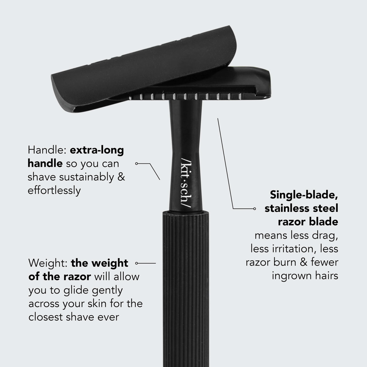 ⏳ Limited Edition | Safety Razor & Shave Butter Bundle - Black - Premium Quality - Image 2