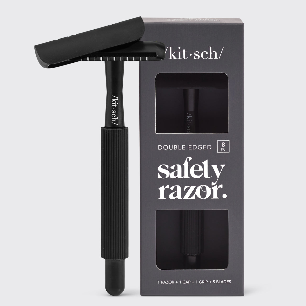 ⏳ Limited Edition | Safety Razor & Shave Butter Bundle - Black - Premium Quality - Image 3