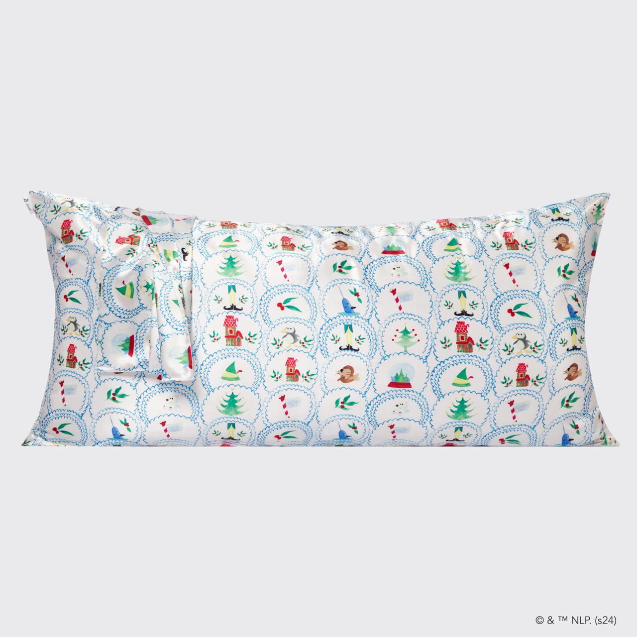 🔥 Hot Sale | Kitsch x Elf Satin Pillowcase in North Pole - King - Premium Quality - Image 2