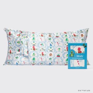 🔥 Hot Sale | Kitsch x Elf Satin Pillowcase in North Pole - King - Premium Quality