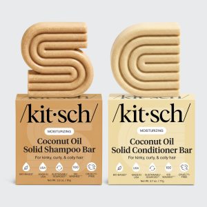 🏆 Best Seller | Coconut Oil Shampoo & Conditioner Bar Combo for Dry Damaged Hair - Premium Quality
