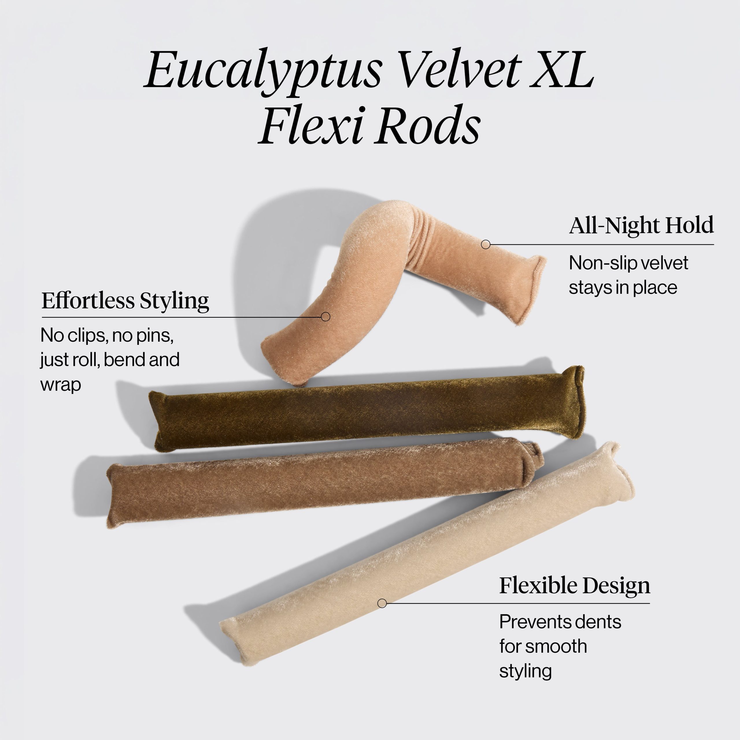 🔥 Hot Sale | Eucalyptus Velvet XL Flexi Rods 4pc Set - Free Shipping - Image 2