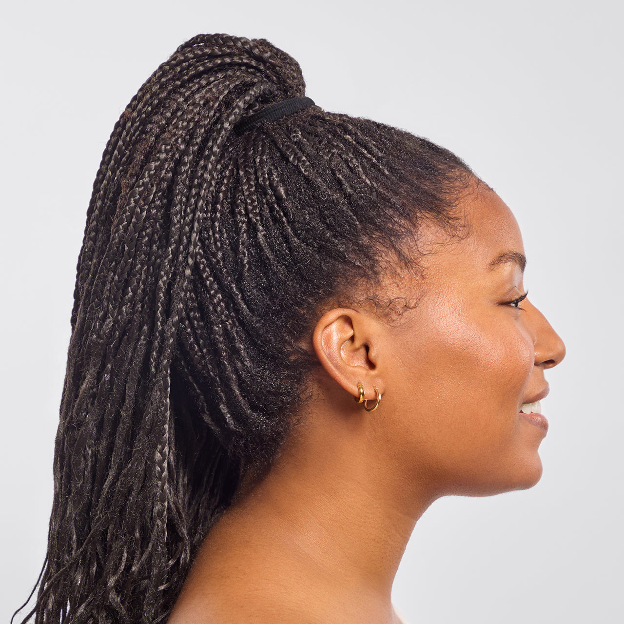 ✨ Must Have | Black Seamless Hair Elastics 8pc Set - Fast Delivery - Image 4