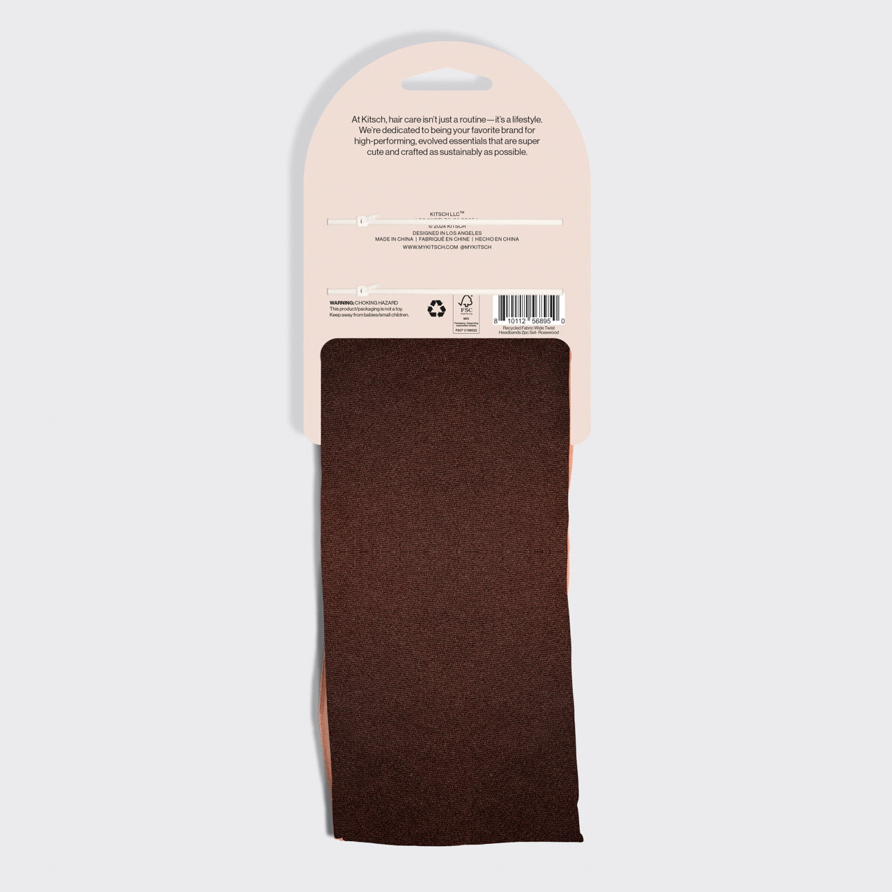 ⭐ Top Rated | Rosewood Wide Twist Headbands 2pc Set - Premium Quality - Image 5