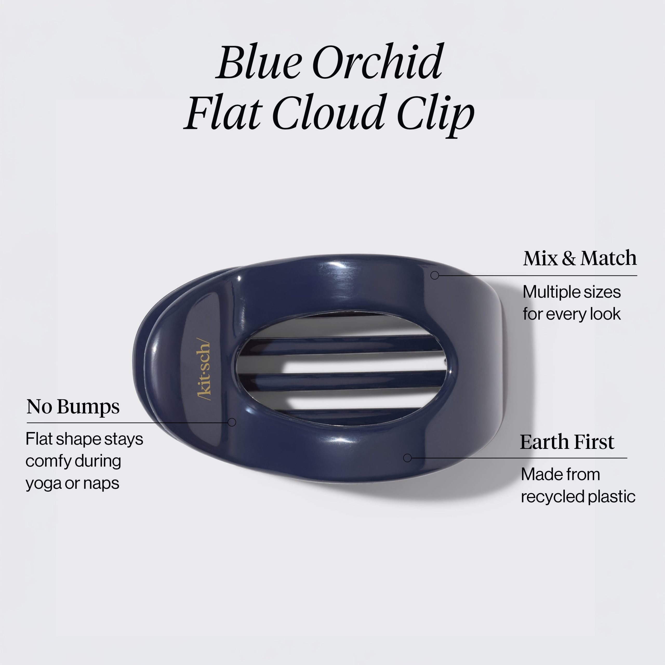 ⏳ Limited Edition | Blue Orchid Flat Cloud Clip - Large - Premium Quality - Image 4