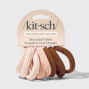 ⏳ Limited Edition | Rosewood Seamless Hair Elastics 8pc Set - Free Shipping