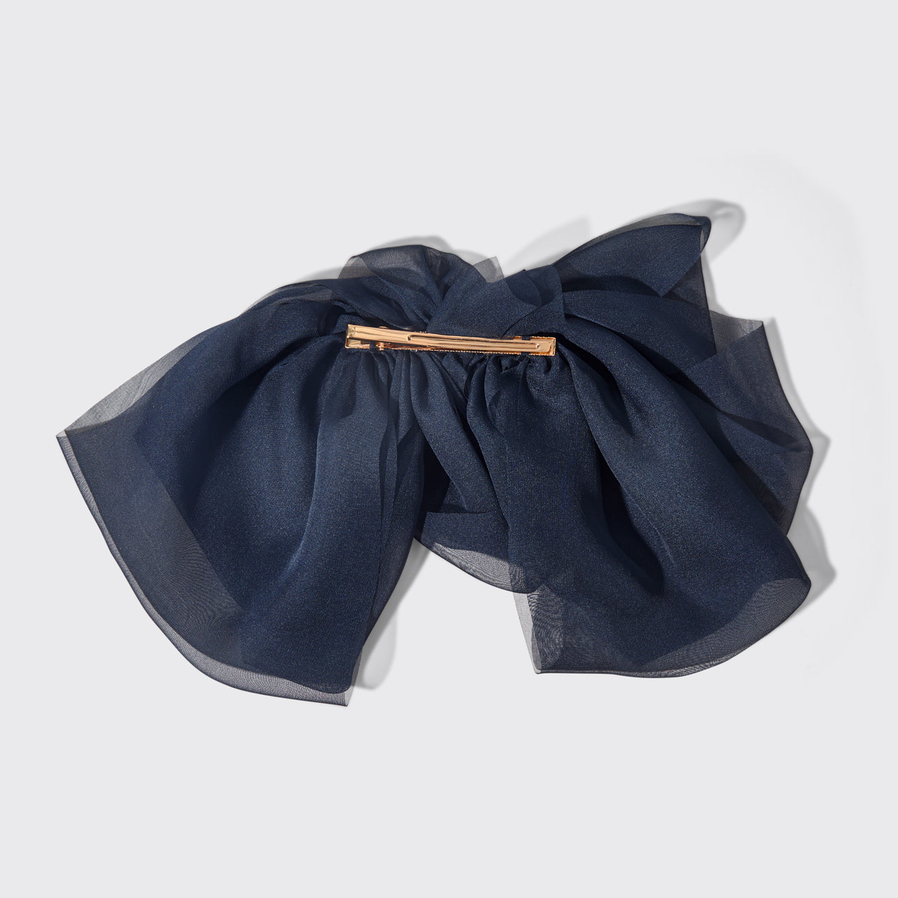 π Best Seller | Blue Orchid Chiffon Bow Hair Clip - Free Shipping - Image 3
