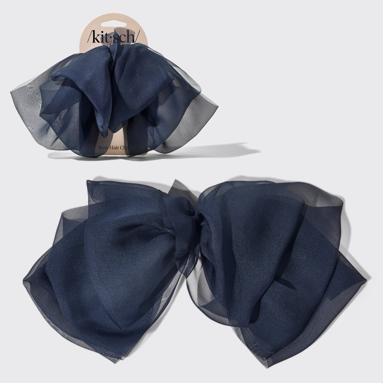 π Best Seller | Blue Orchid Chiffon Bow Hair Clip - Free Shipping