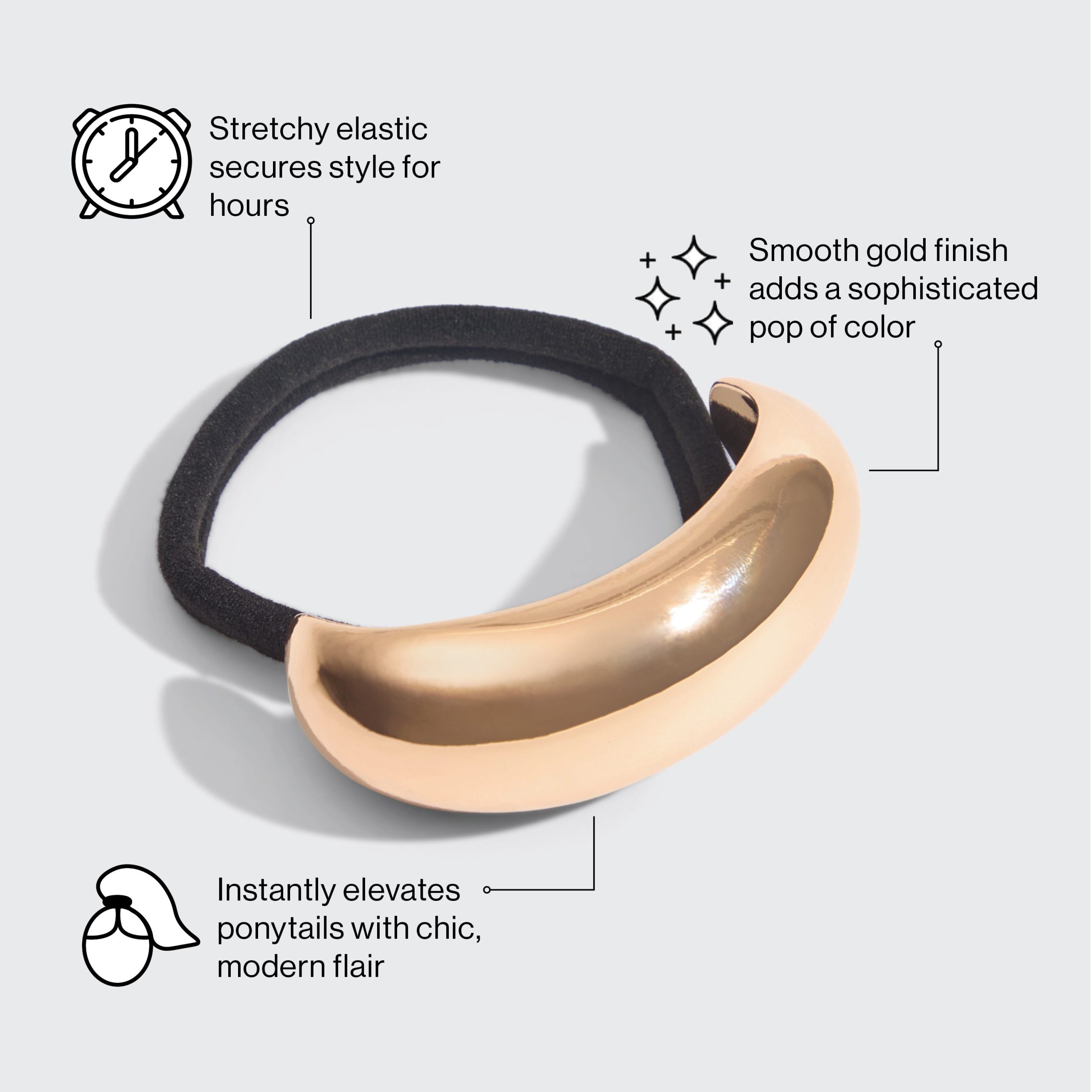 ⭐ Top Rated | Gold Metal Cloud Cuff - Large - Premium Quality - Image 2