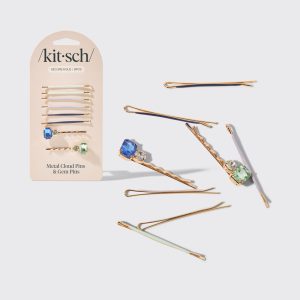 🏆 Best Seller | Garden Bouquet Cloud & Gem Bobby Pins 8pc Set - Premium Quality