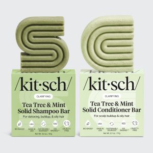 ⏳ Limited Edition | Tea Tree & Mint Clarifying Shampoo & Conditioner Bar Combo - Special Deal Today