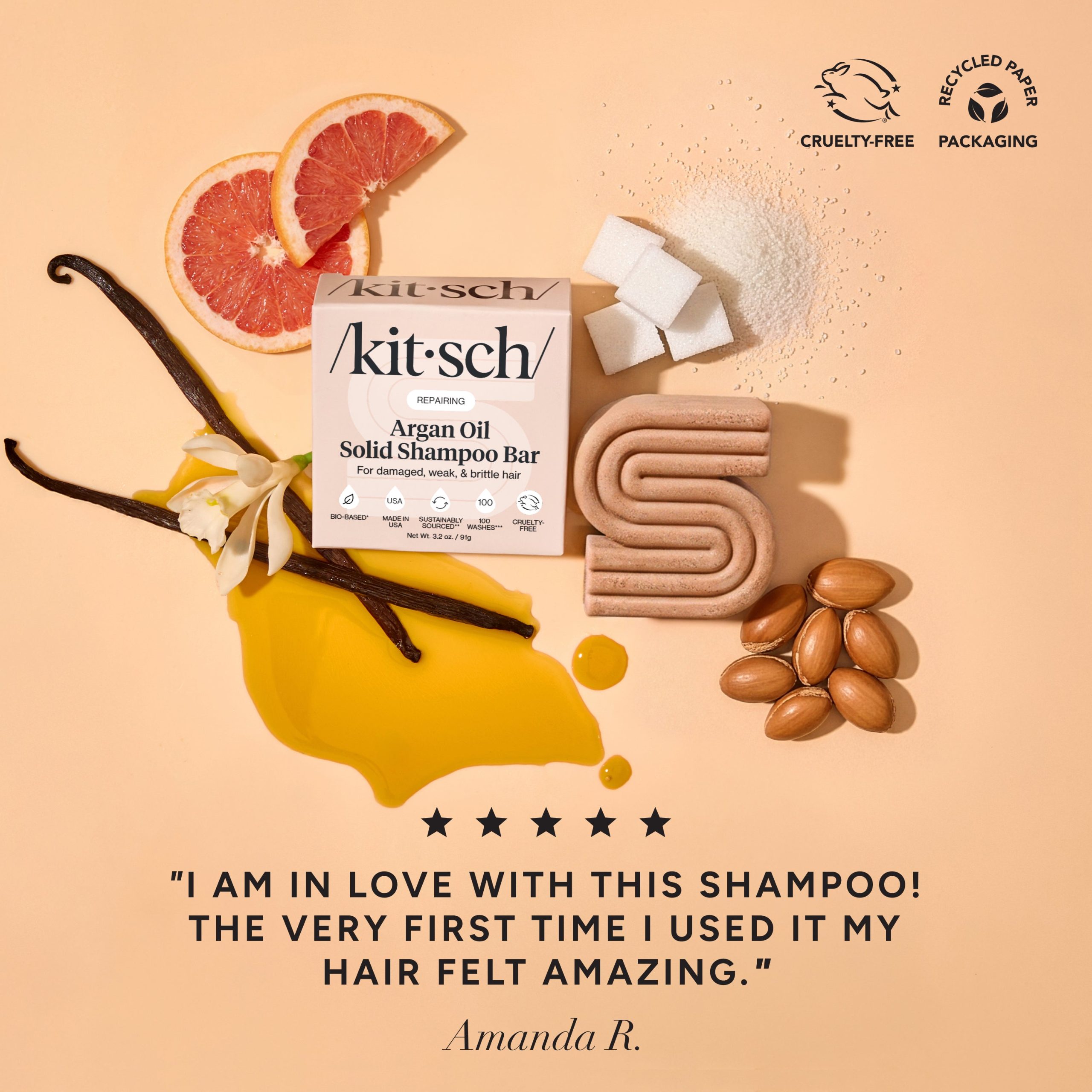 ๐ Best Seller | Repairing Argan Oil Shampoo & Conditioner Bar Combo - Fast Delivery - Image 4