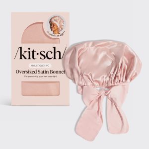 🔥 Hot Sale | Blush Oversized Satin Bonnet - Special Deal Today