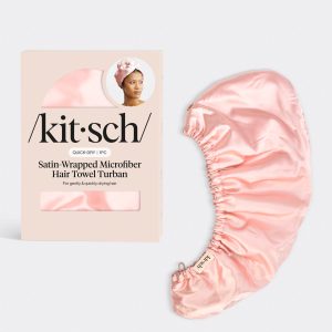 🔥 Hot Sale | Blush Satin Wrapped Hair Towel - 60% Off