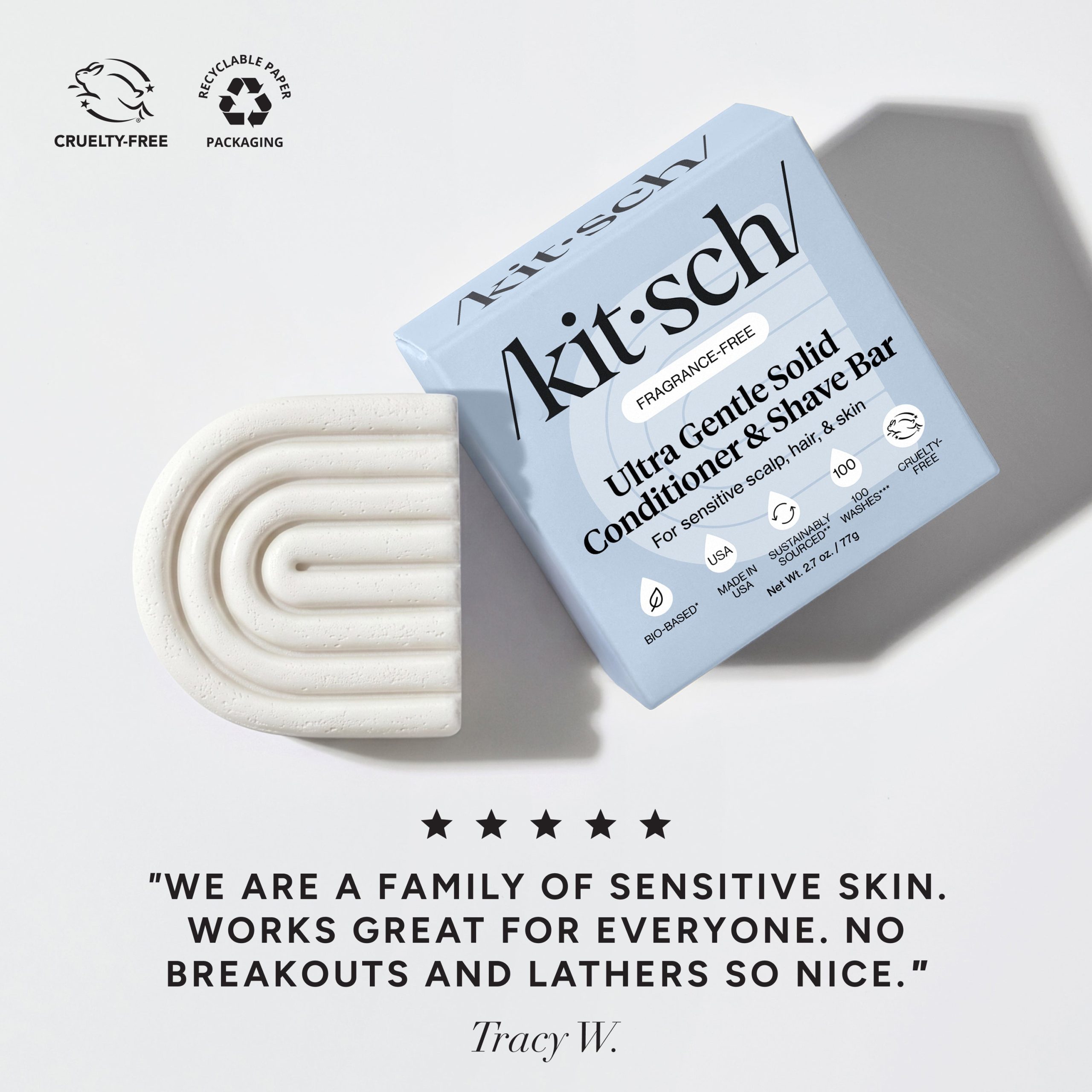 ⭐ Top Rated | Ultra Sensitive Shampoo & Conditioner Bar Combo - Premium Quality - Image 4