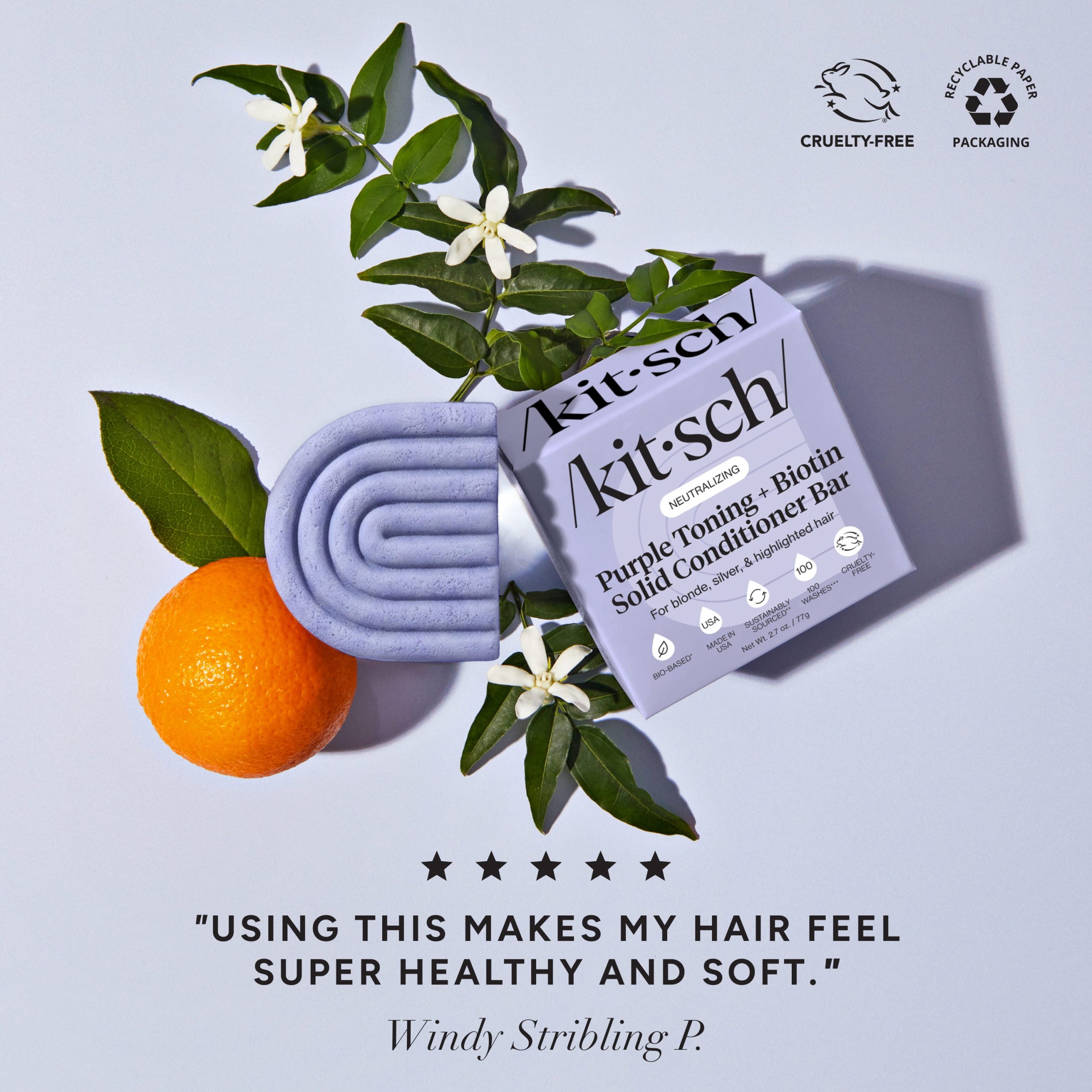 ✨ Must Have | Purple Toning Conditioner Bar for Color-Treated & Grey Hair - Free Shipping - Image 2
