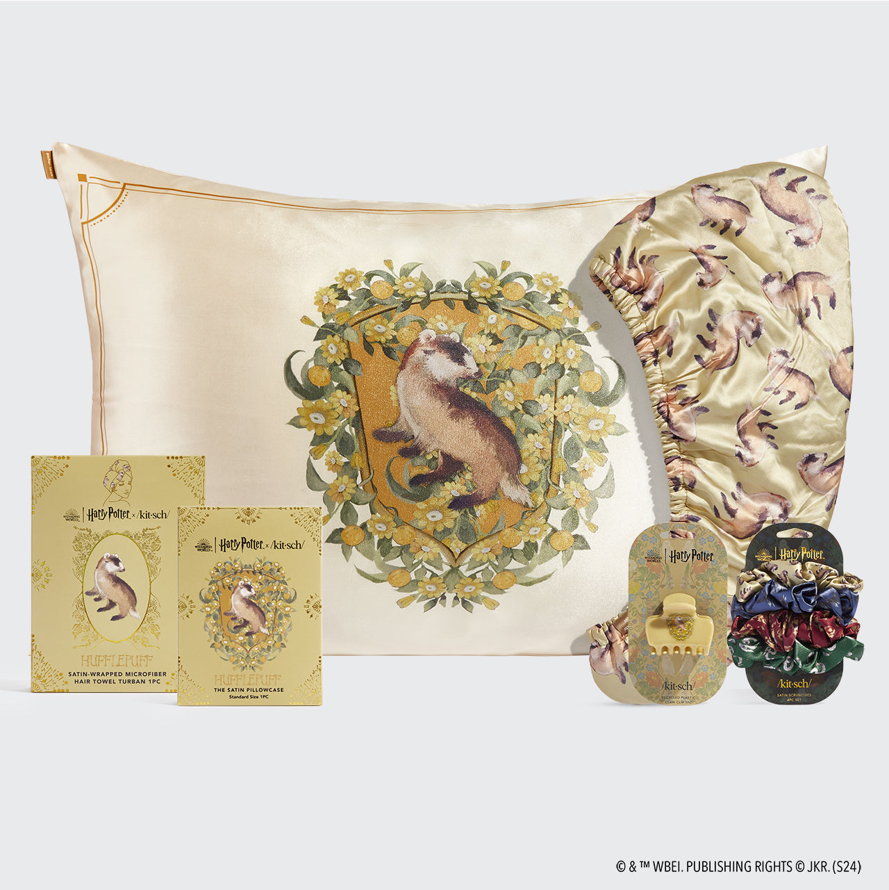 ⏳ Limited Edition | Harry Potter x Kitsch Hufflepuff Bundle - Fast Delivery