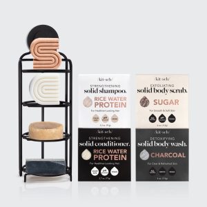 🏆 Best Seller | Hair Growth Rice Water Shampoo & Conditioner Caddy Bundle - Special Deal Today
