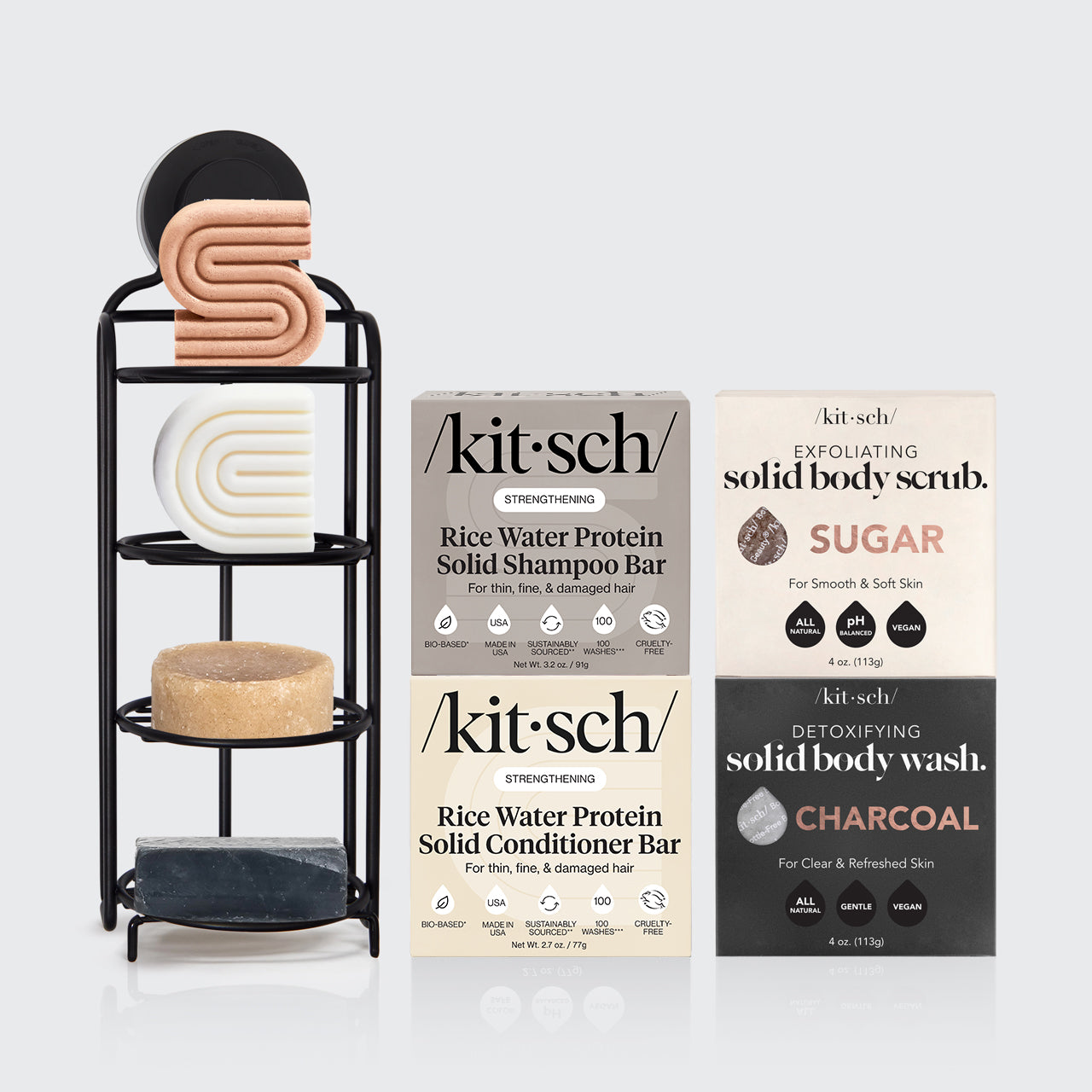 π₯ Hot Sale | Build Your Own Shampoo & Conditioner with FREE Self-Draining Shower Caddy - 60% Off