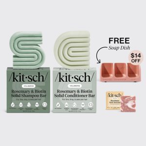 🔥 Hot Sale | Volumizing Rosemary Terracotta Self Draining Soap Dish Bundle - Fast Delivery