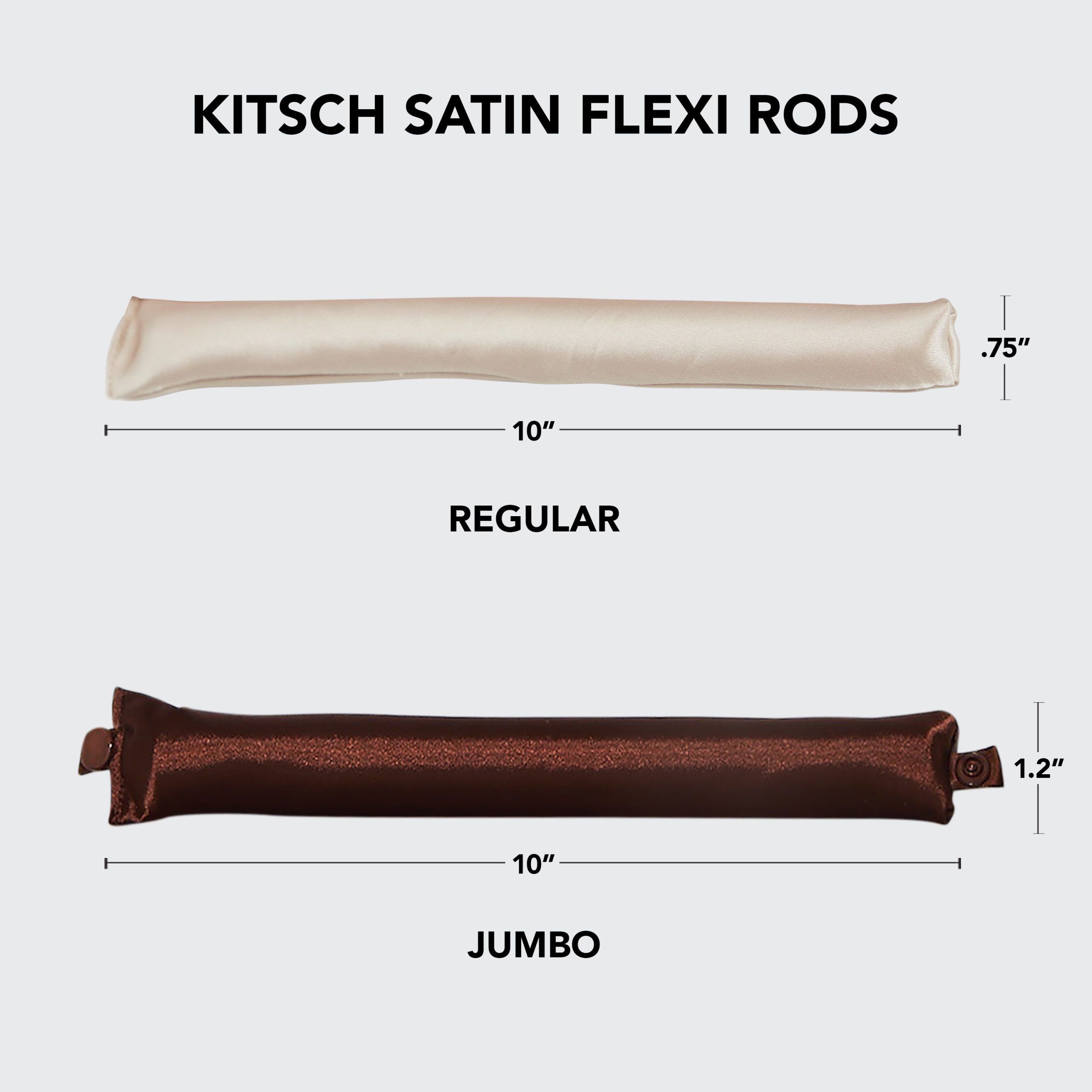 🏆 Best Seller | Rosewood Jumbo Satin Flexi Rods 4pc Set - Fast Delivery - Image 5
