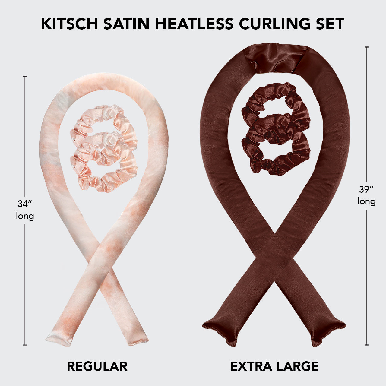 🔥 Hot Sale | Chocolate XL Satin Heatless Curling Set - Fast Delivery - Image 4