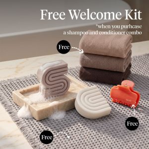 🏆 Best Seller | Summer Welcome Kit with Shampoo & Conditioner Bars - Free Shipping