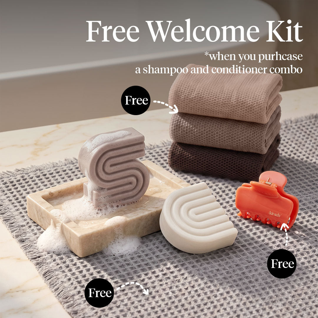 🏆 Best Seller | Summer Welcome Kit with Shampoo & Conditioner Bars - Free Shipping