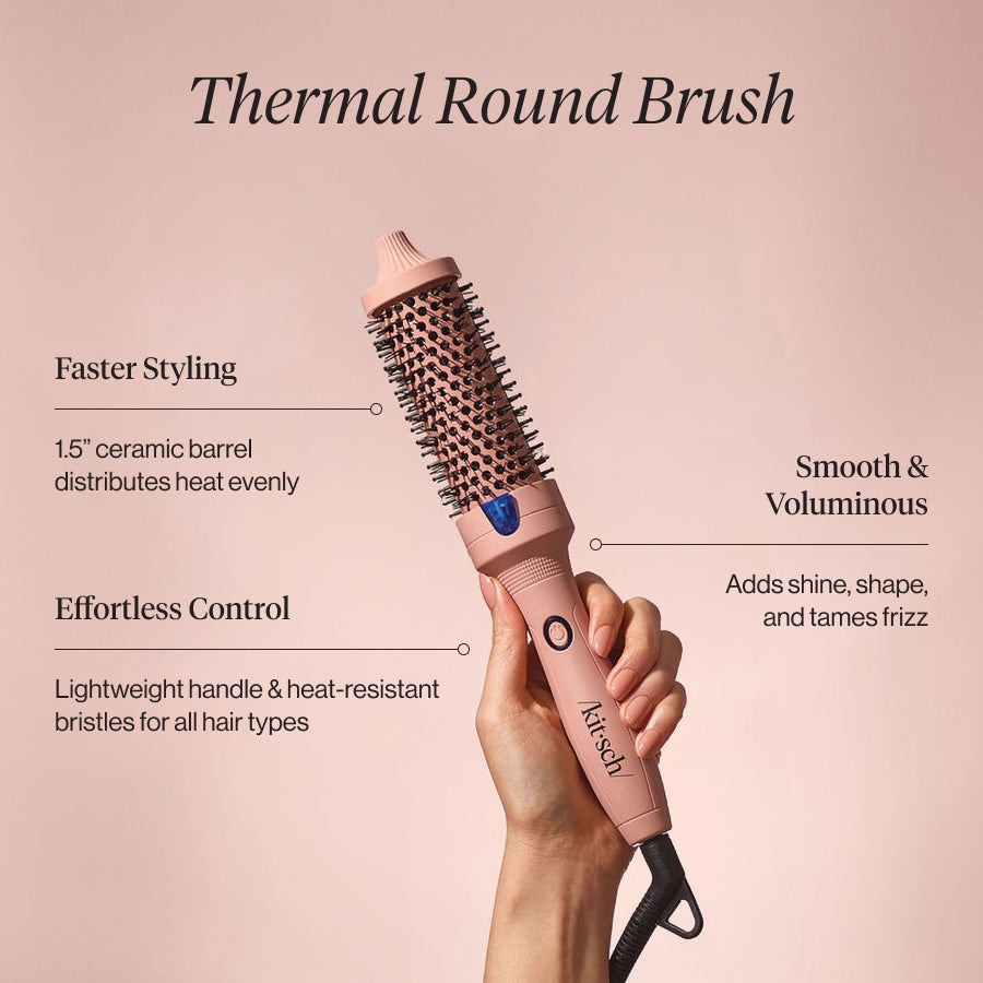 ✨ Must Have | Terracotta Volumizing Thermal Round Brush - Medium - Special Deal Today - Image 4