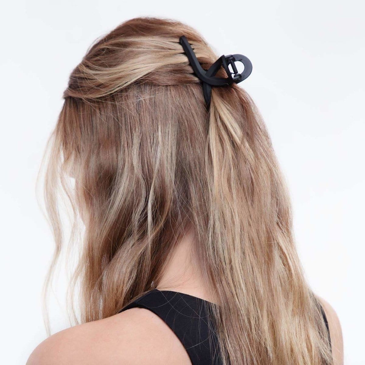 ⭐ Top Rated | Black & Tort Loop Claw Clips 2pc Set - Large - Free Shipping - Image 6